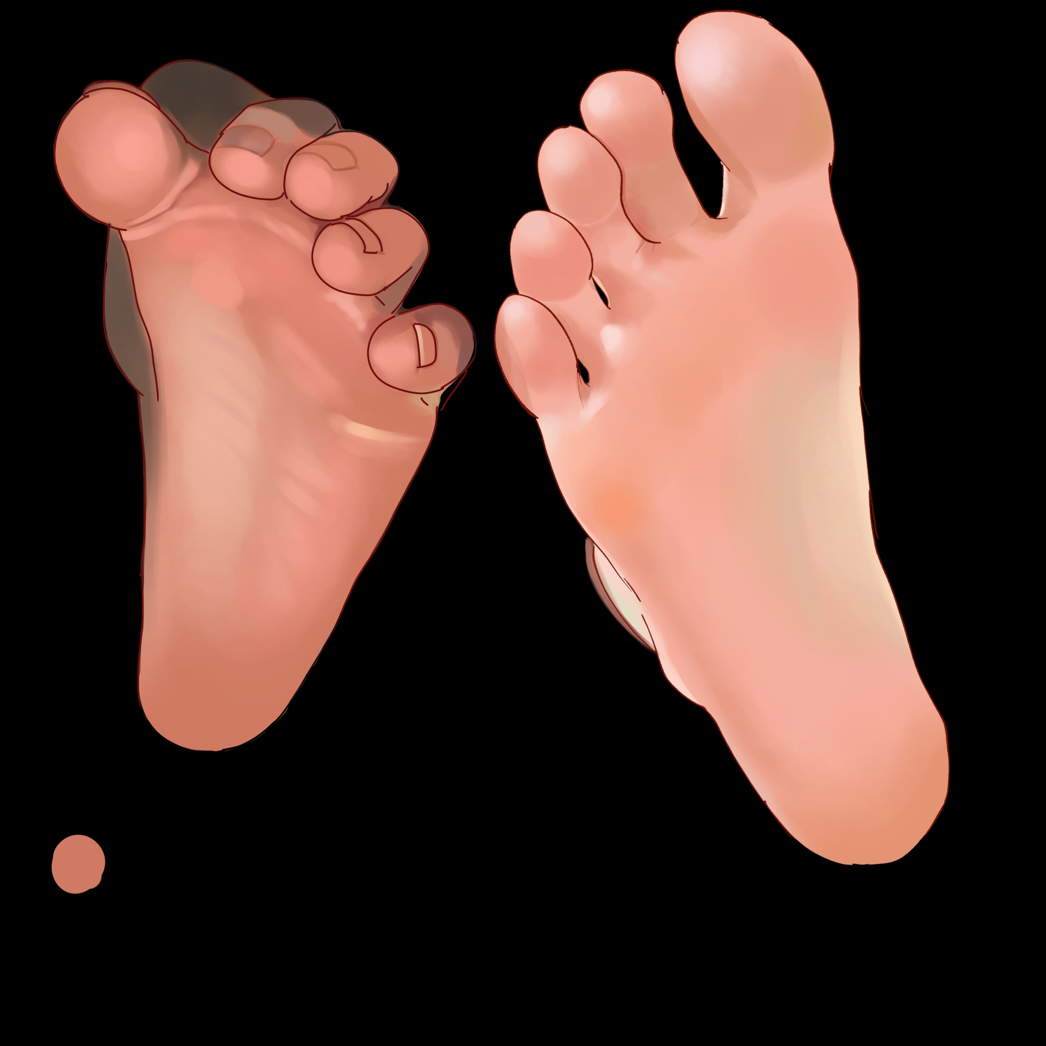 左もスポイト使って塗ってみた